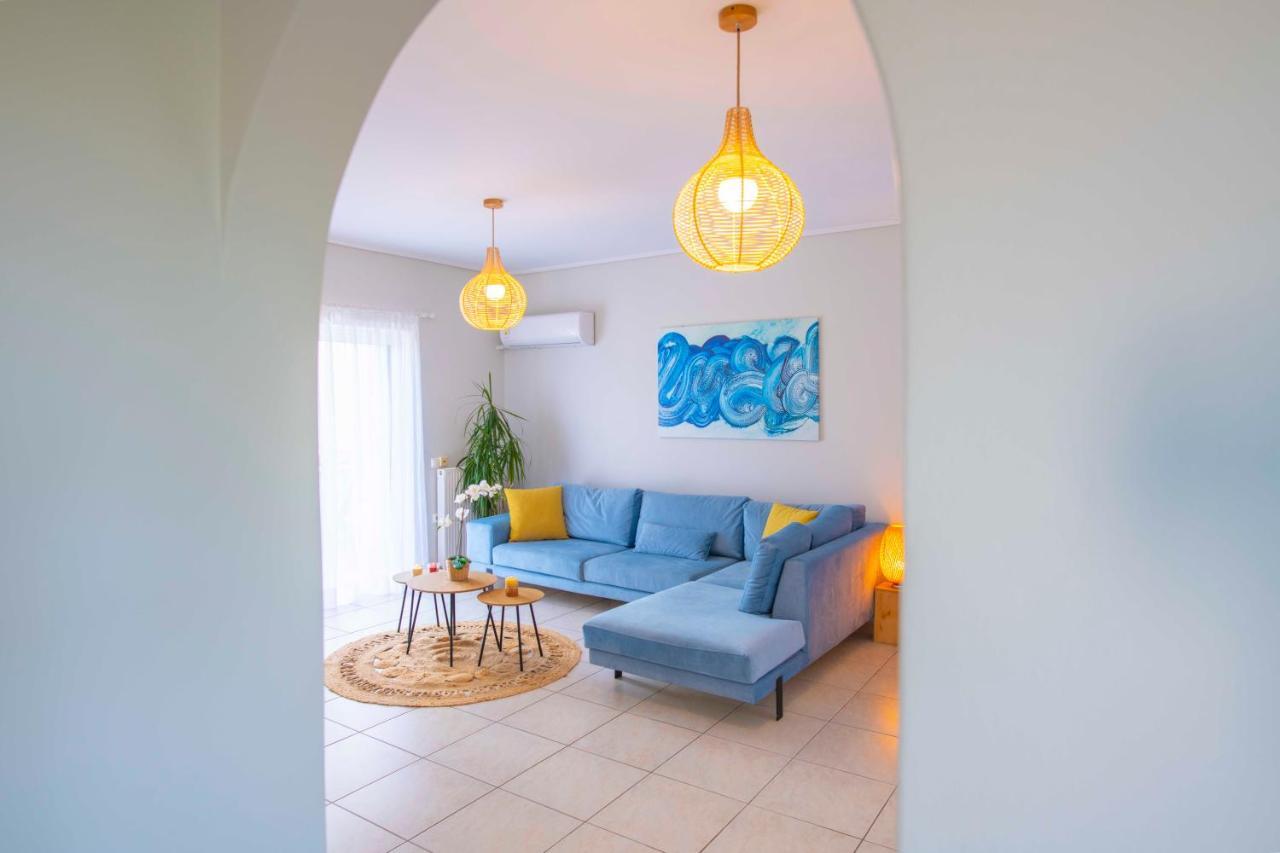 Kima: Relaxing Beach Home Next To Sparkling Waters Nea Makri Exterior photo